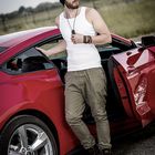Carshooting Mustang & Männer Model