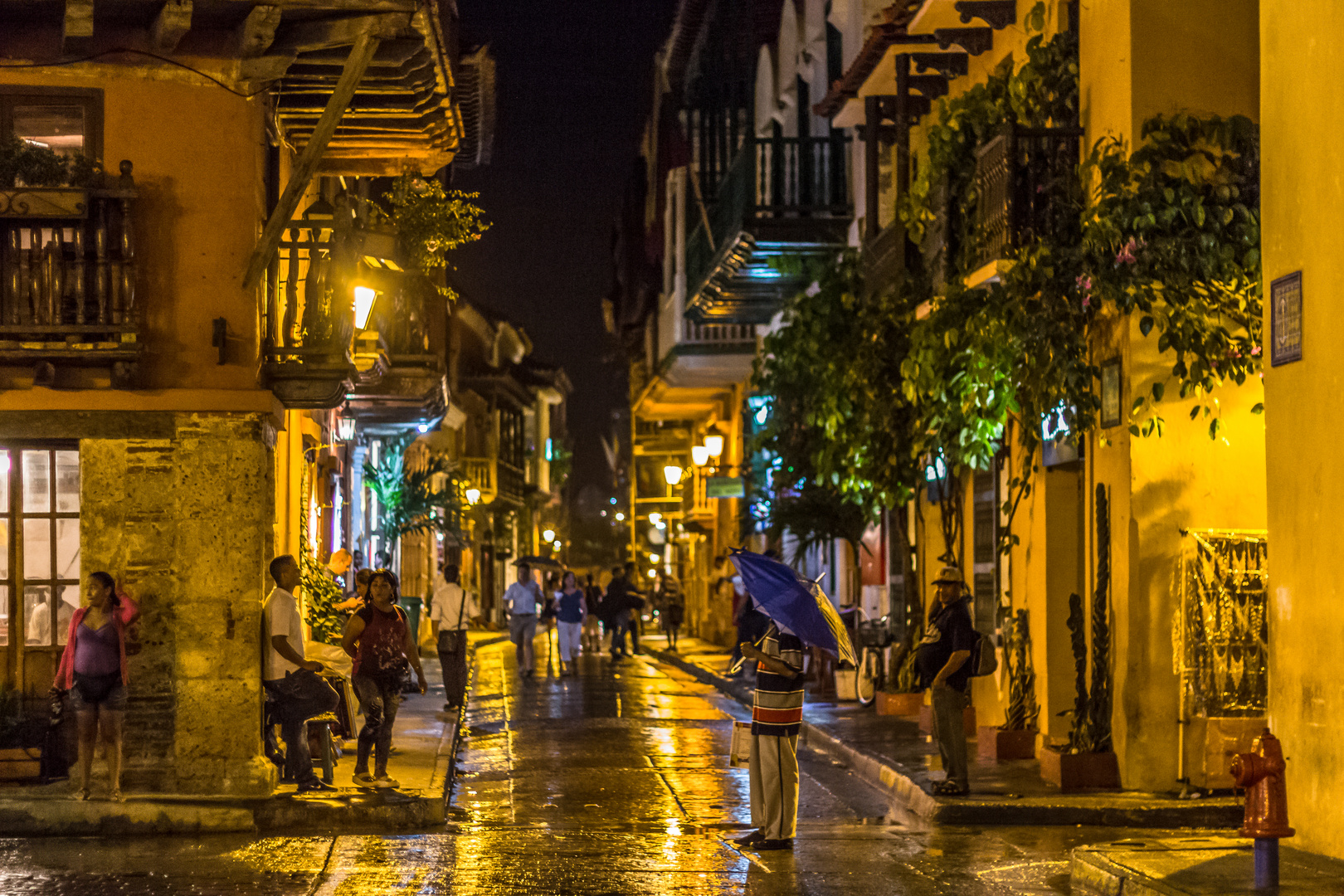 Cartagena bei Nacht