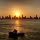 Cartagena bei Sonnenuntergang