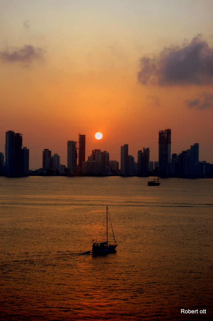 Cartagena vom Aida-Schiff aus