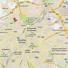 Carte avec la situation de Jette par rapport à Bruxelles