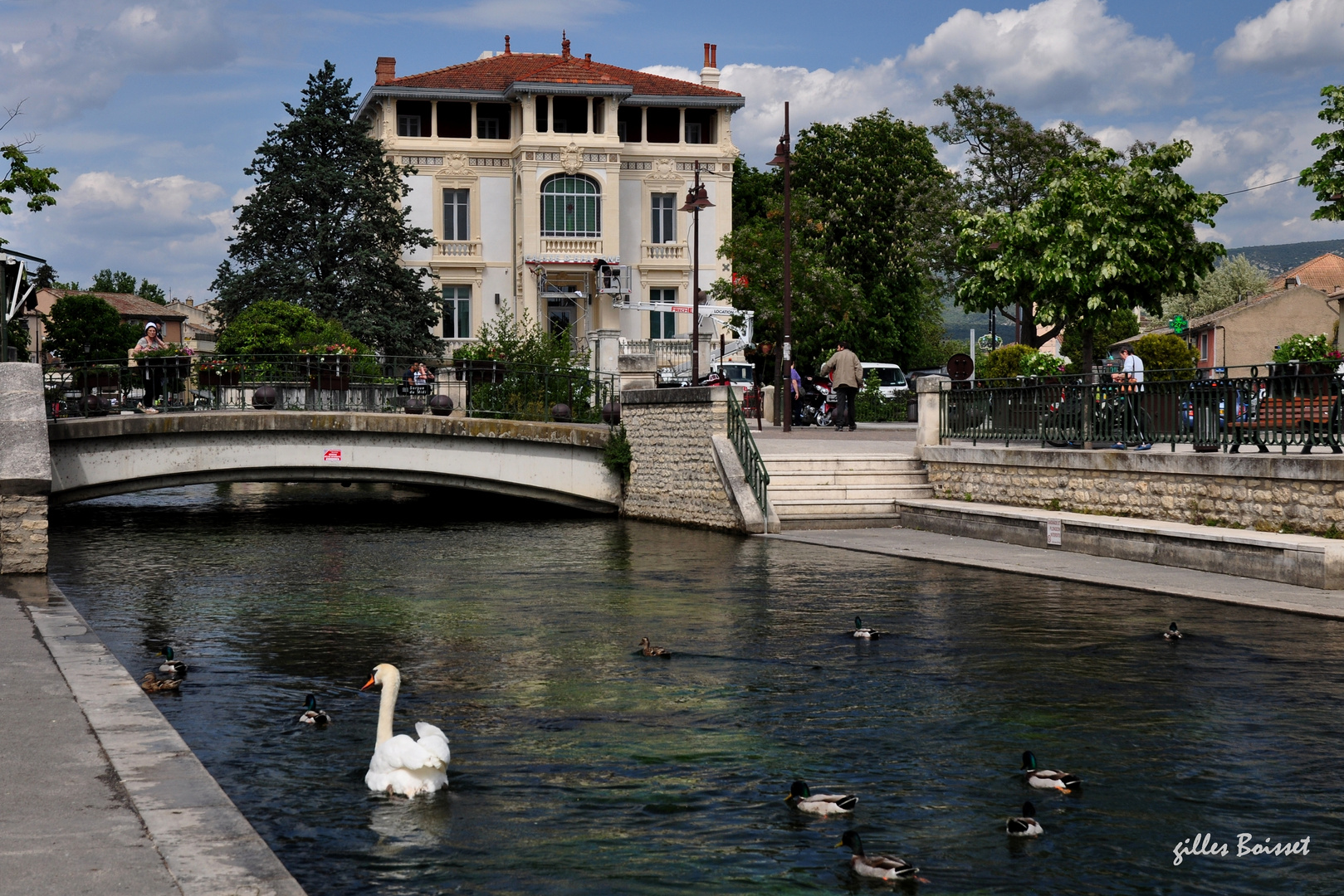 carte postale de l'Isle sur la Sorgue 