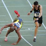 Carter James erreichte leider nur Platz 3 und stürzte beim Ziehleinlauf.