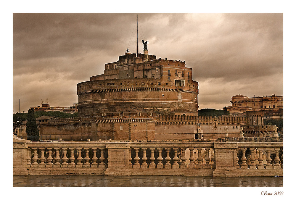 Cartolina da Castel Sant'Angelo