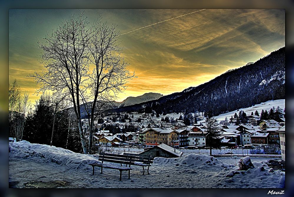 ... Cartolina da Pozza di Fassa....