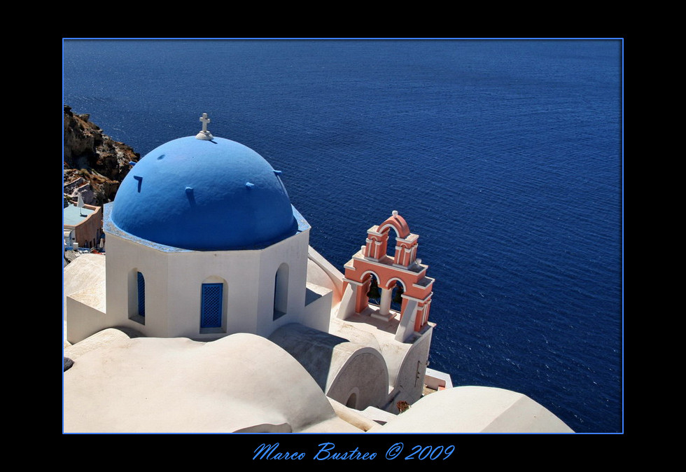 Cartolina da Santorini