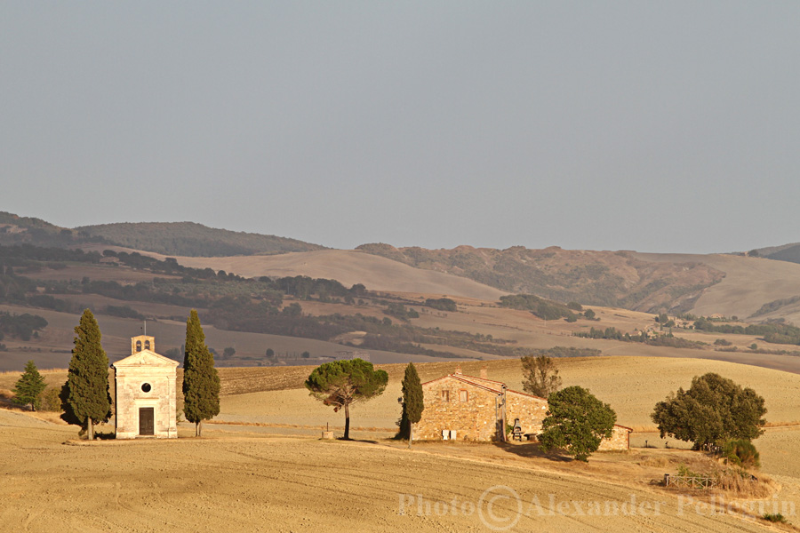 Cartolina dalla Val d'Orcia