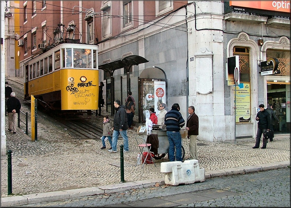 Cartolina di Lisboa. Gloria Lift.