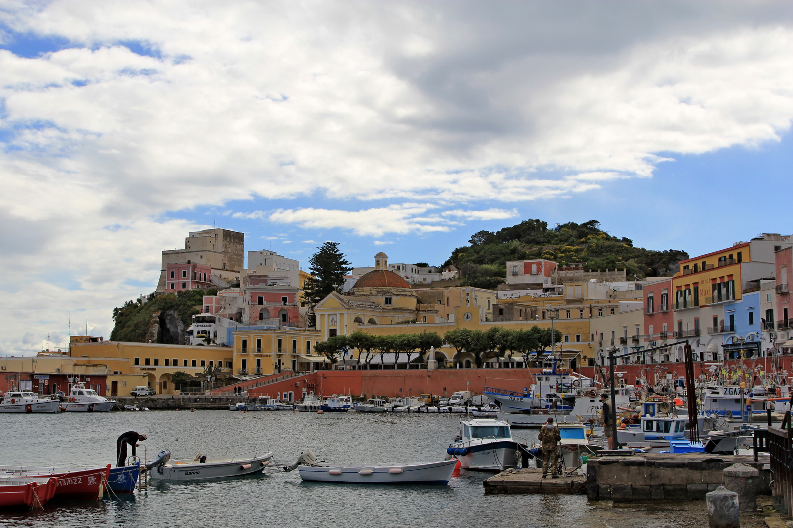 cartoline dall'isola di ponza