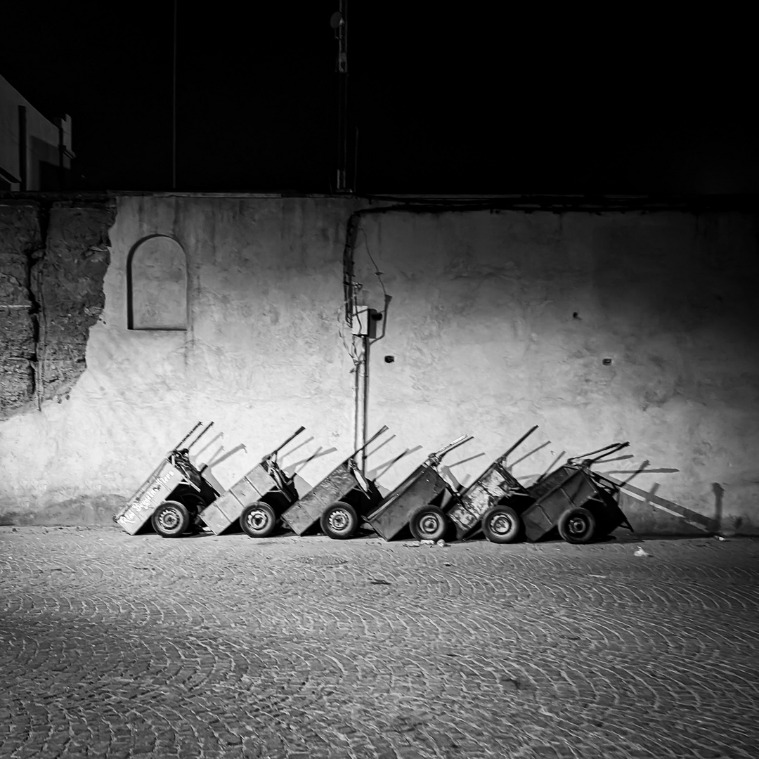 -Carts at Rest-, Casbah, Marrakech