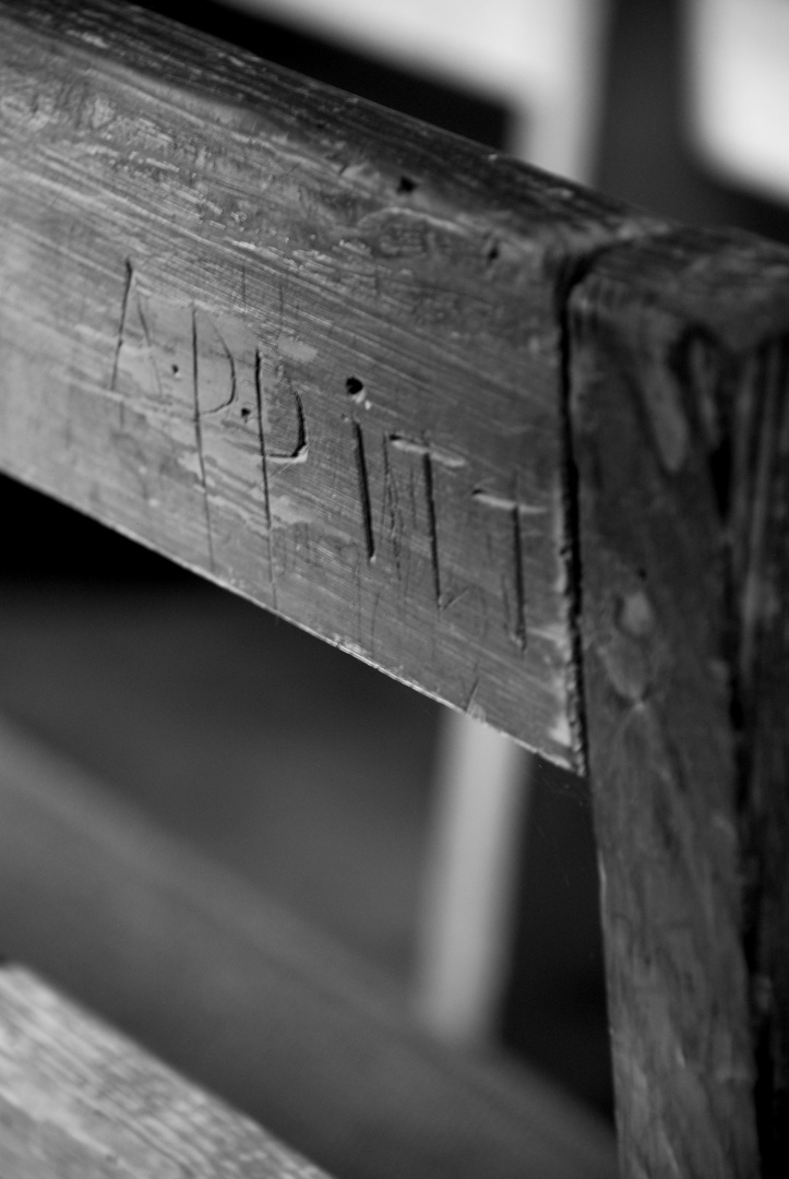 Carved Bench