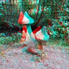 Carved Fungi - Anaglyph #1