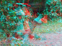 Carved Fungi - Anaglyph #2