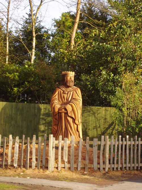 Carving of King Canute