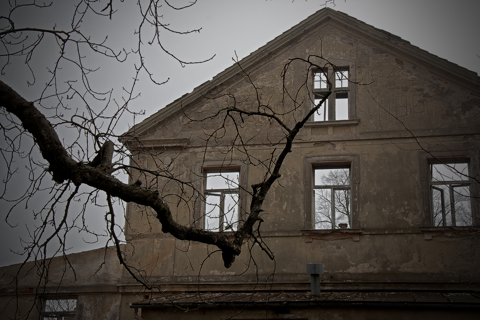 Casa abandonada en Palanga, Lithuania