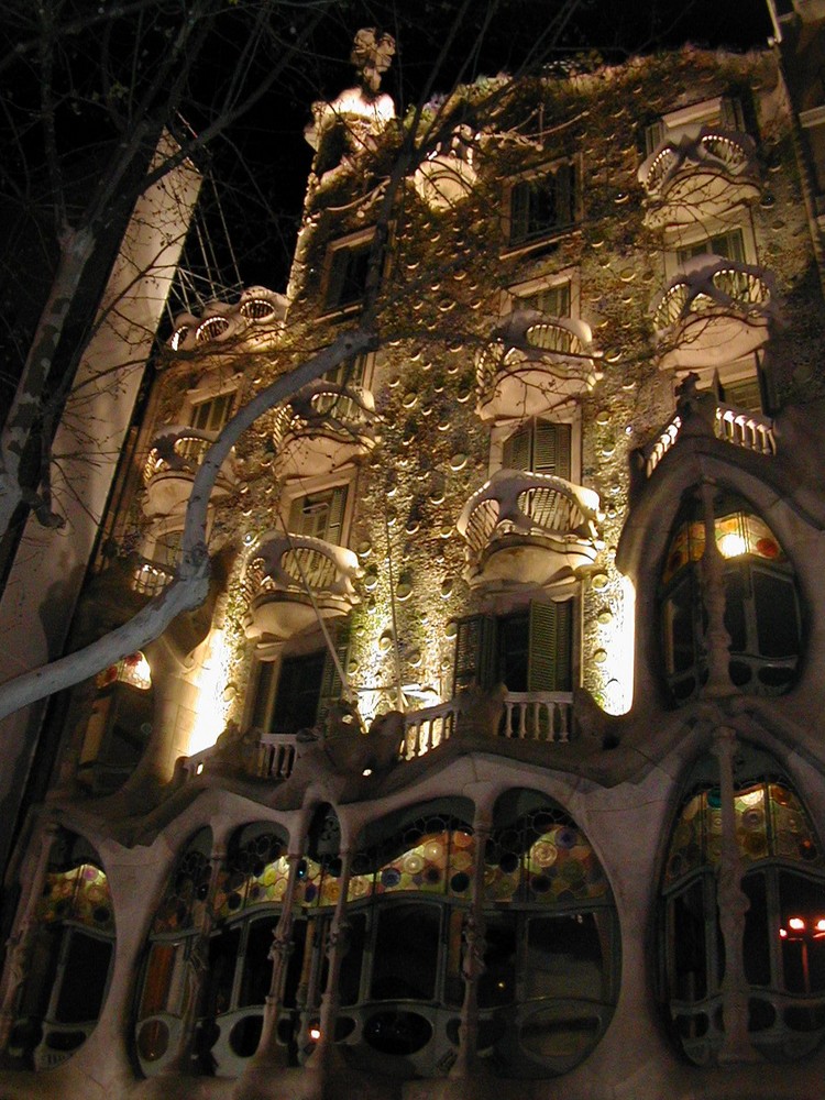 Casa Batllo bei Nacht