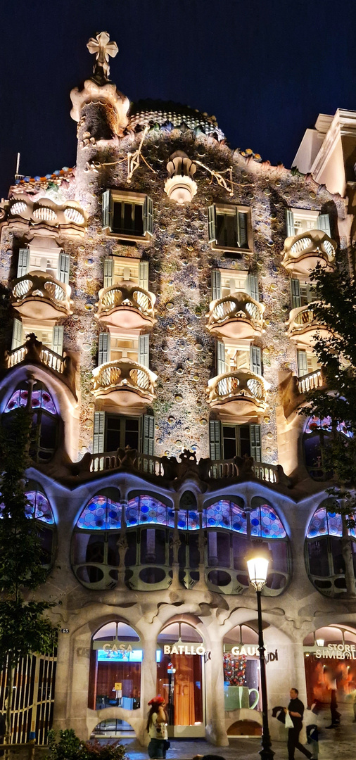 Casa Batllo by night