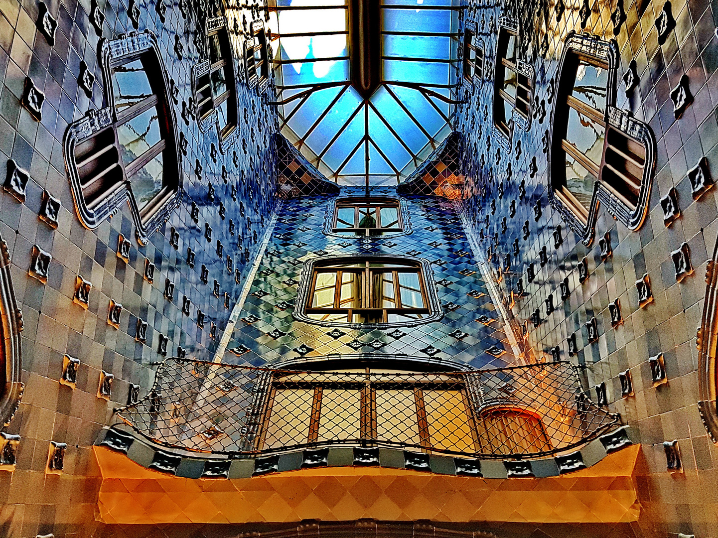 Casa Batlló Innenhof