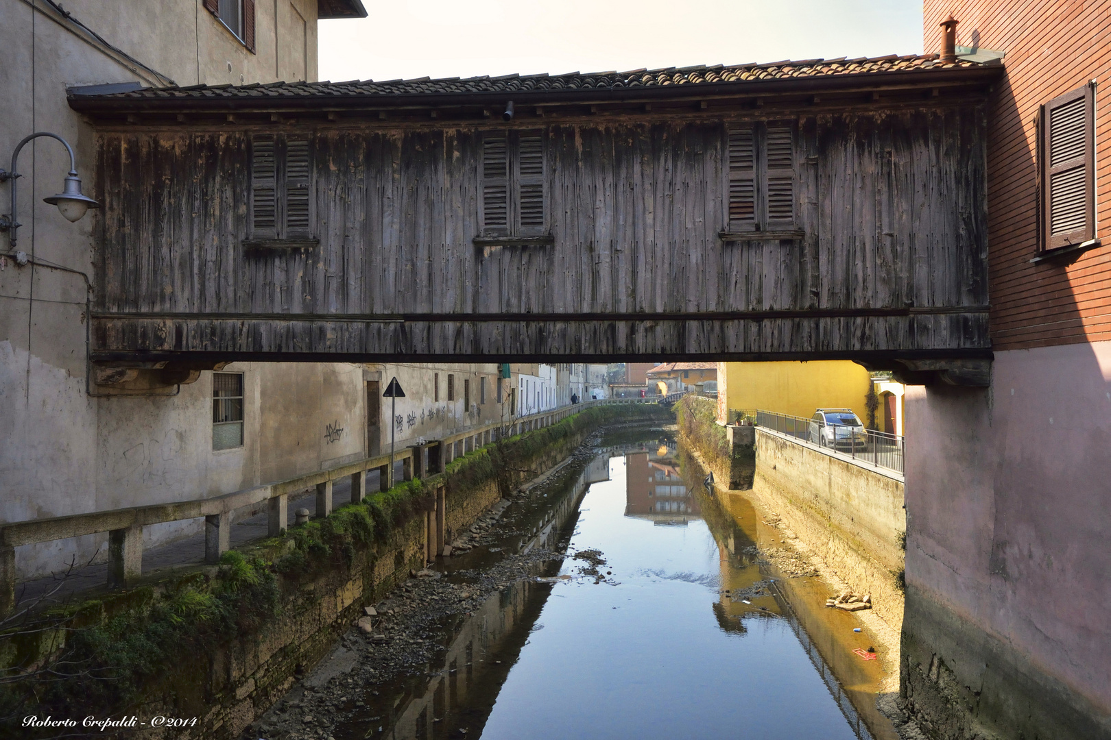 Casa in legno sulla Martesana