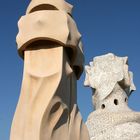 Casa Mila Chimney Antoni Gaudi Barcelona