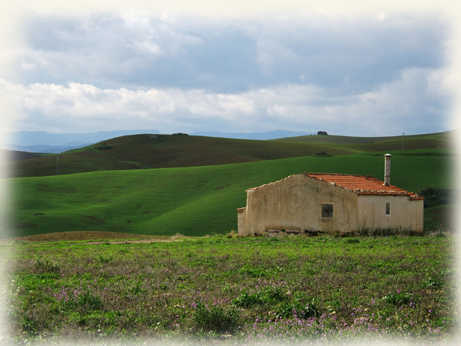 casa sulla collina