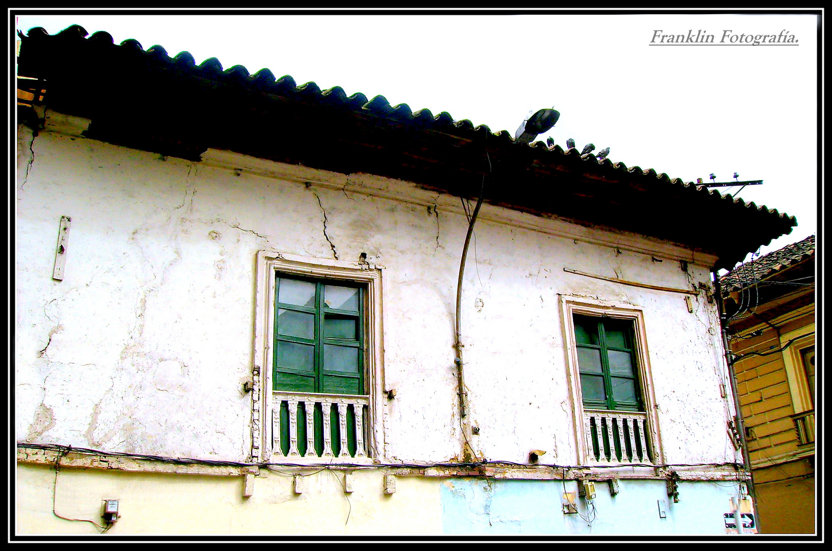 Casa vieja en San Juan de Pasto.