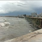 Casablanca mit drohender Himmel