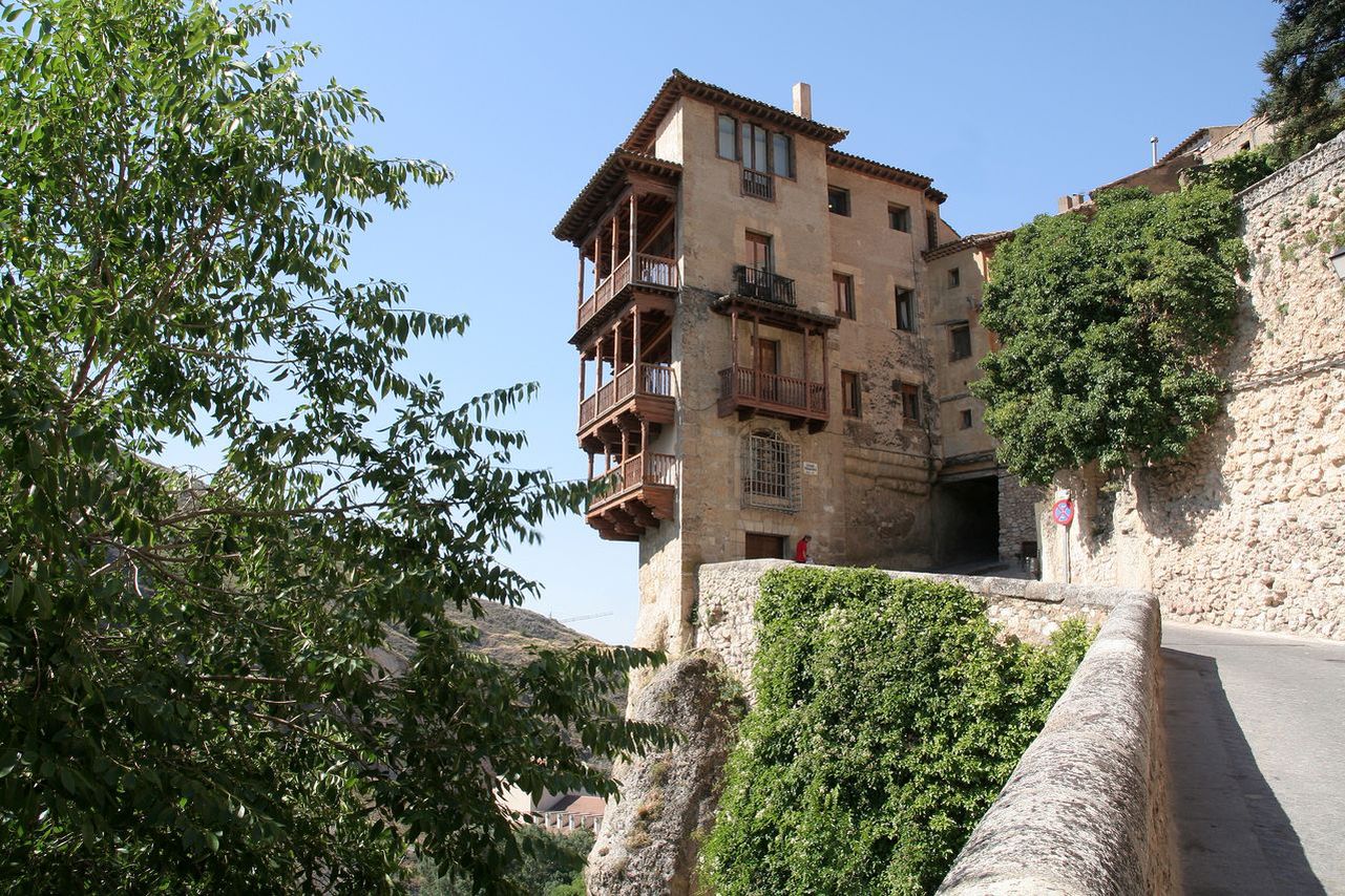 Casas colgadas en Cuenca (Castilla-La Mancha).