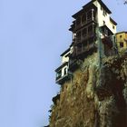 Casas colgantes desde el puente San Pablo - Cuenca