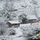 casas mapuches nevadas