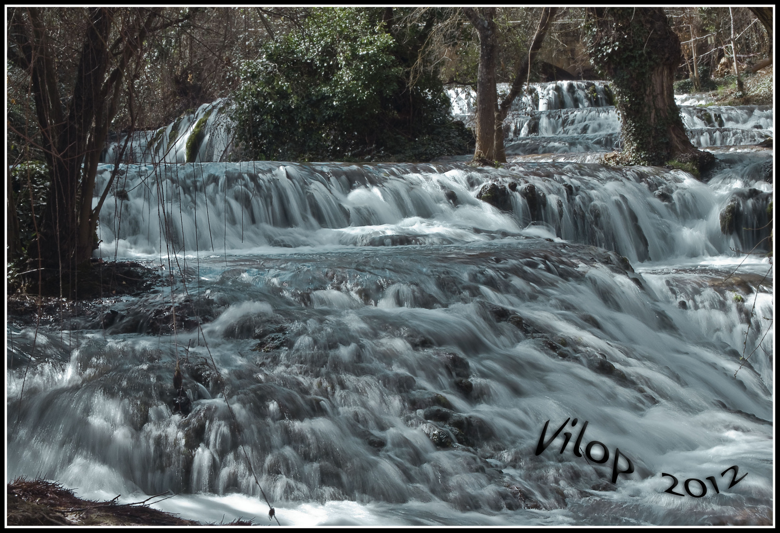 CASCADA AGUA AZUL