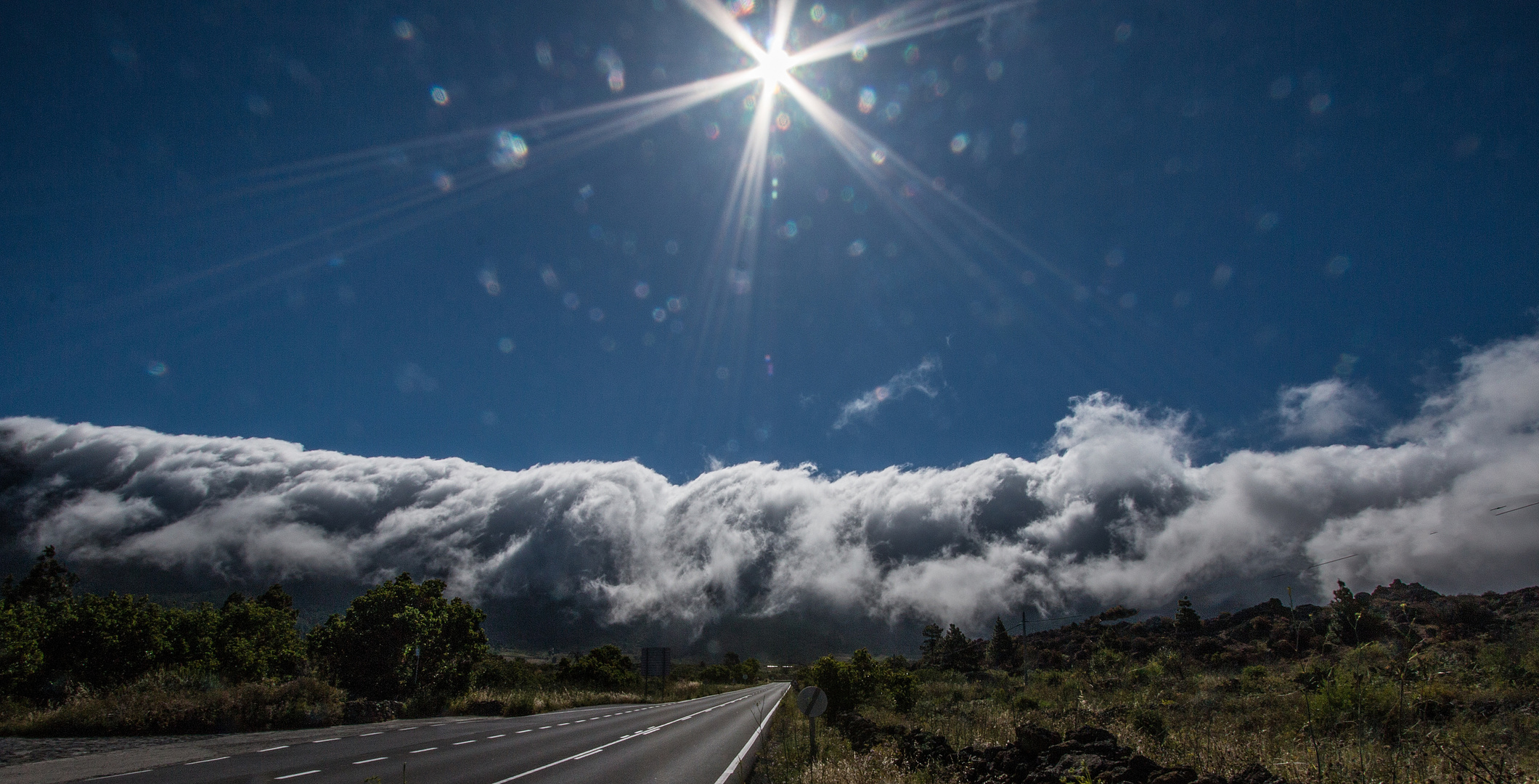 Cascada an der Cumbre auf La Palma