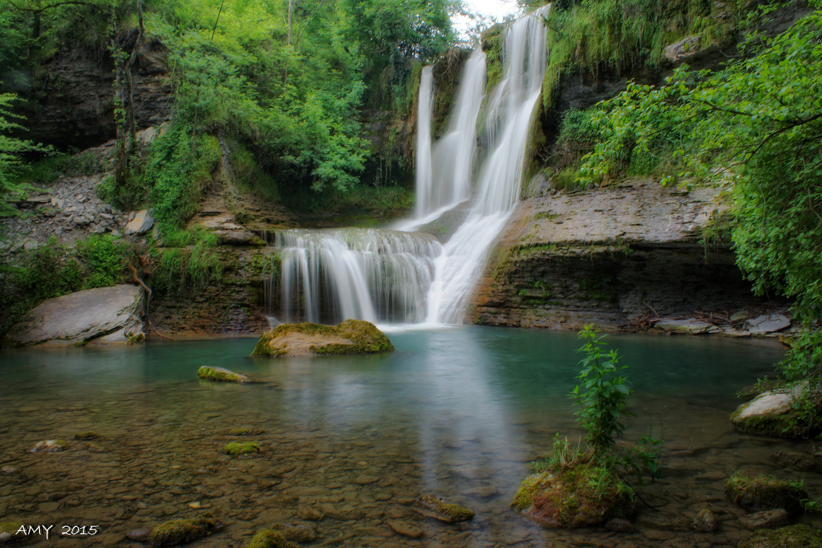 CASCADA de PEÑALADROS (Cozuela / BURGOS). Dedicada a LILIYA LK, DOLORES M.  Y ADRIANA PRIETO.