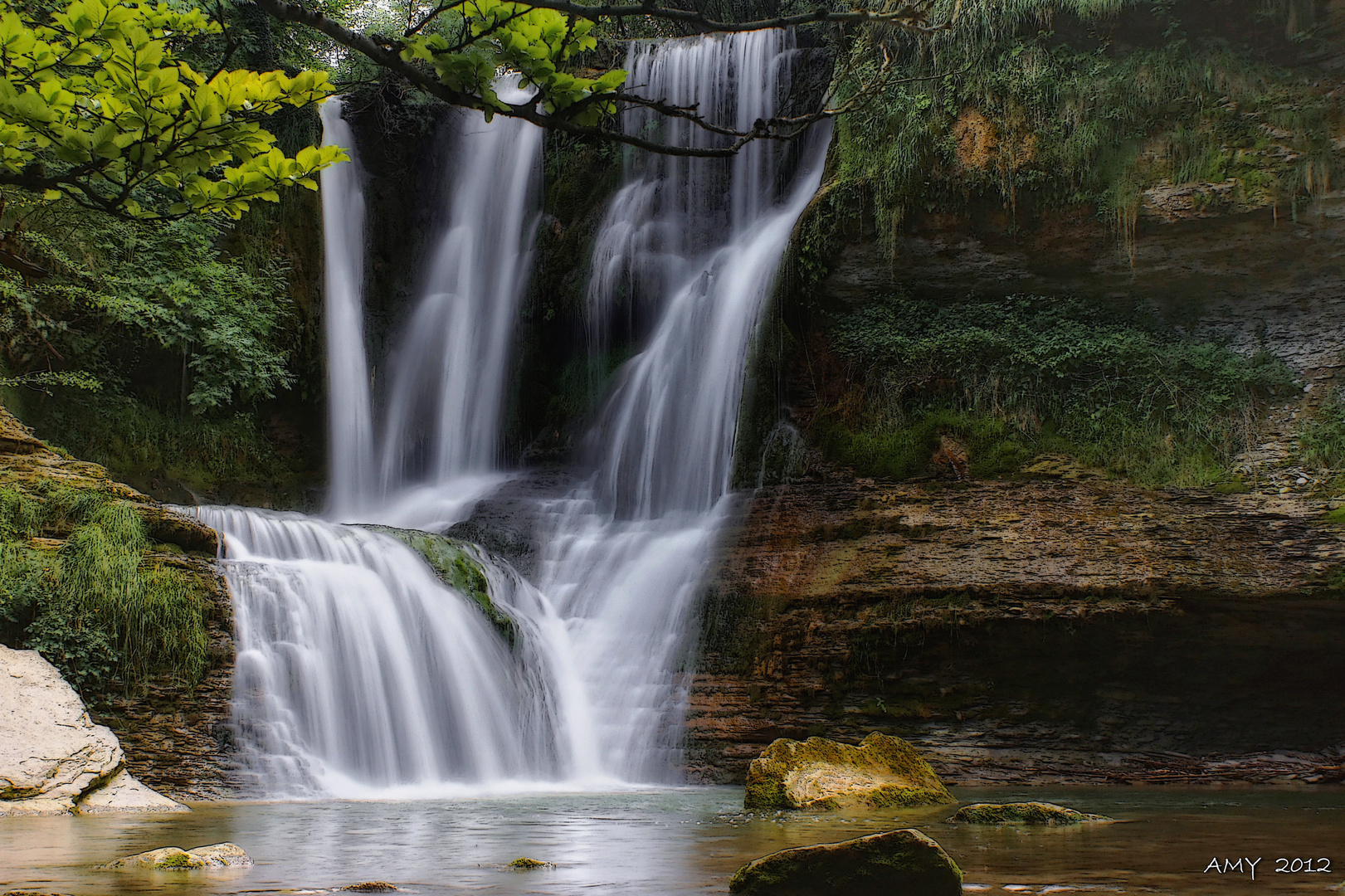 CASCADA DE PEÑALADROS (Cozuela / BURGOS). Para ADRIANA LISSANDRINI