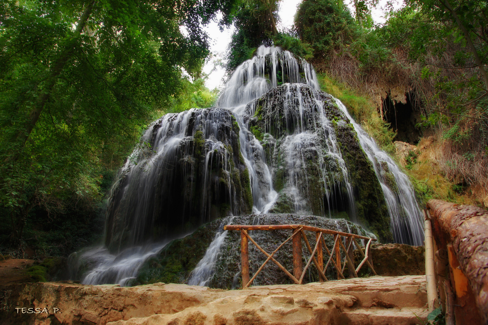 CASCADA LA TRINIDAD (MONASTERIO de PIEDRA). Dedicada a MANOLO TORRES.