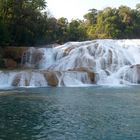 CASCADAS DE AGUA AZUL EN LA REPUBLICA DE CHIAPAS