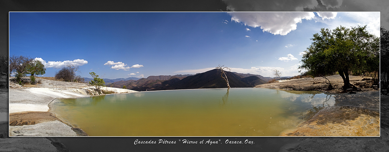 Cascadas Pétreas ¨Hierve el Agua¨,Oaxaca, Mex.