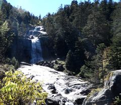 Cascade au Pont d'Espagne..1500 M d' Altitude