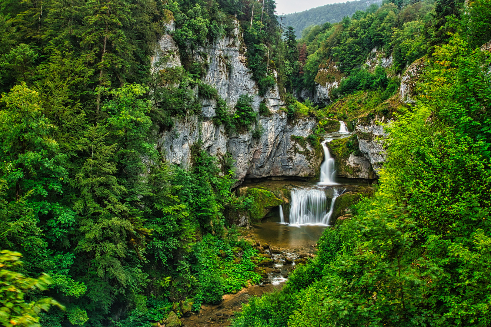 Cascade de Billaude, Wasserfall in Frankreich 