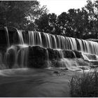 Cascade de Velaux en N&B