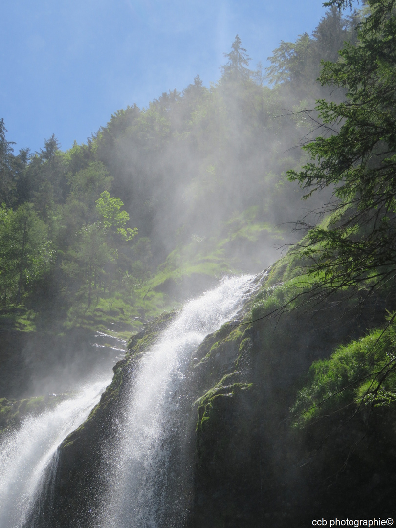 Cascade du Rouget, Sixt Fer a Cheval, Haute Savoie