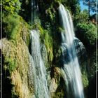 cascade du sud de la France, à coté de villecroze