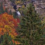 Cascade en automne.