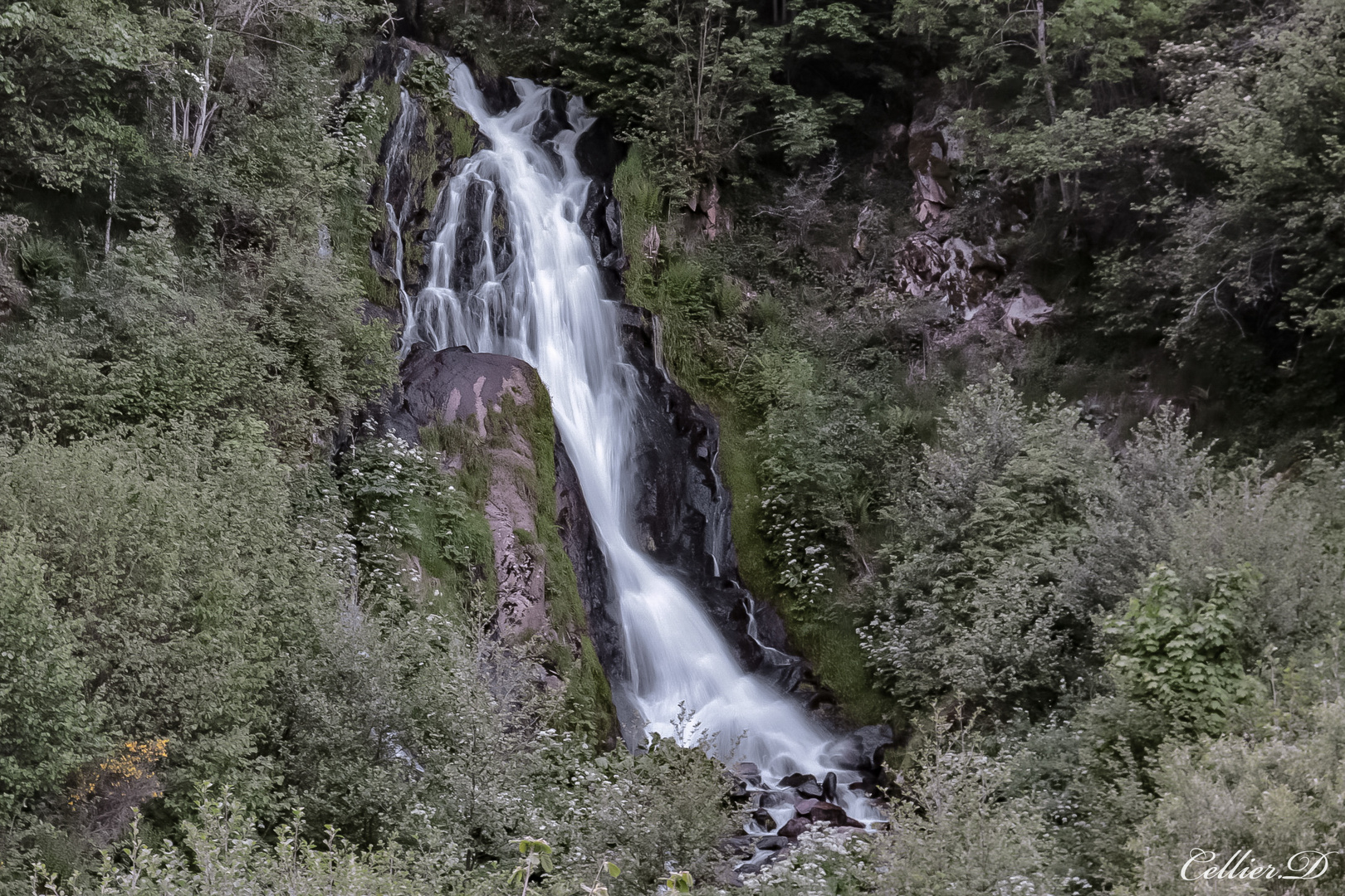 Cascade en Auvergne. 