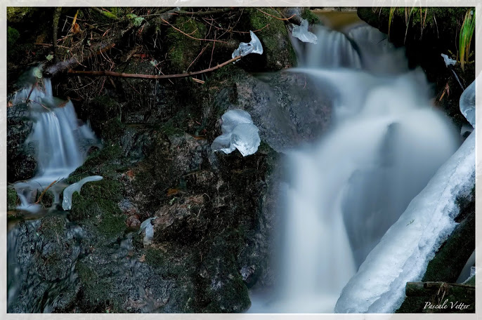 Cascade en hiver