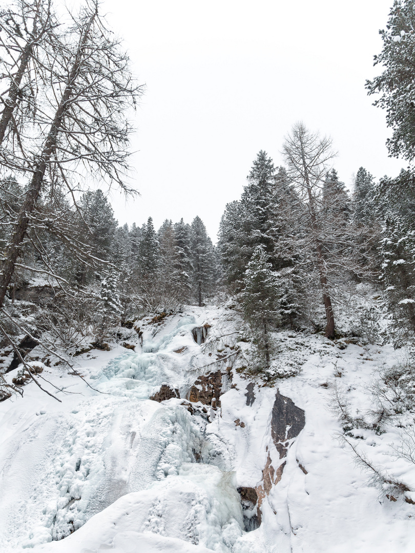 Cascade gélée