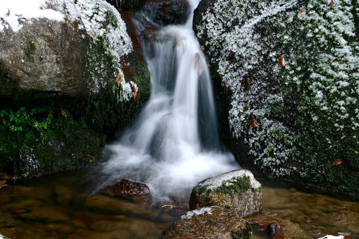 cascade hivernale