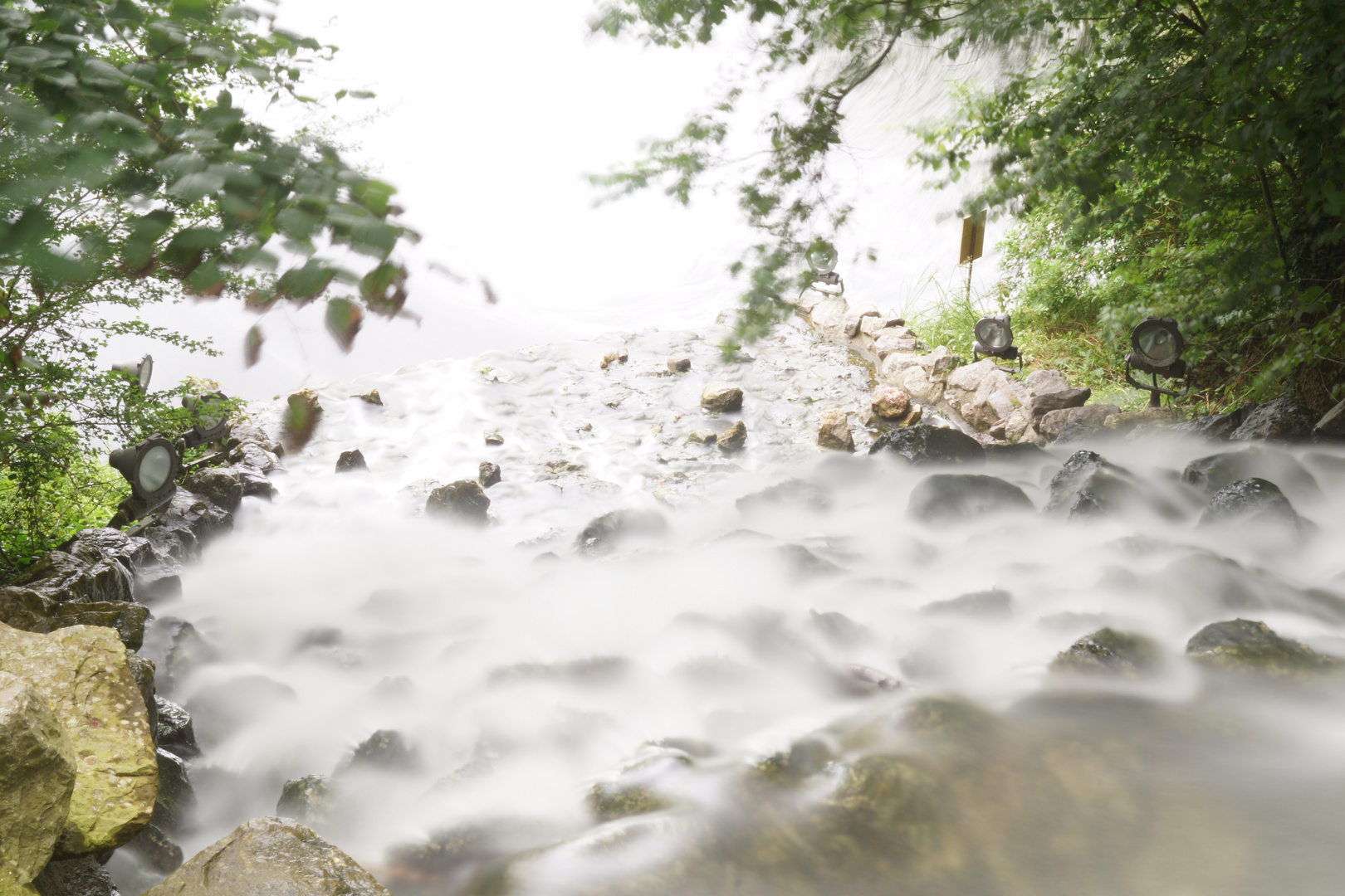 cascade vu  du haut