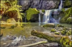 Cascades de la Billaude dans le Jura