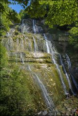 Cascades du Hérisson dans le Jura